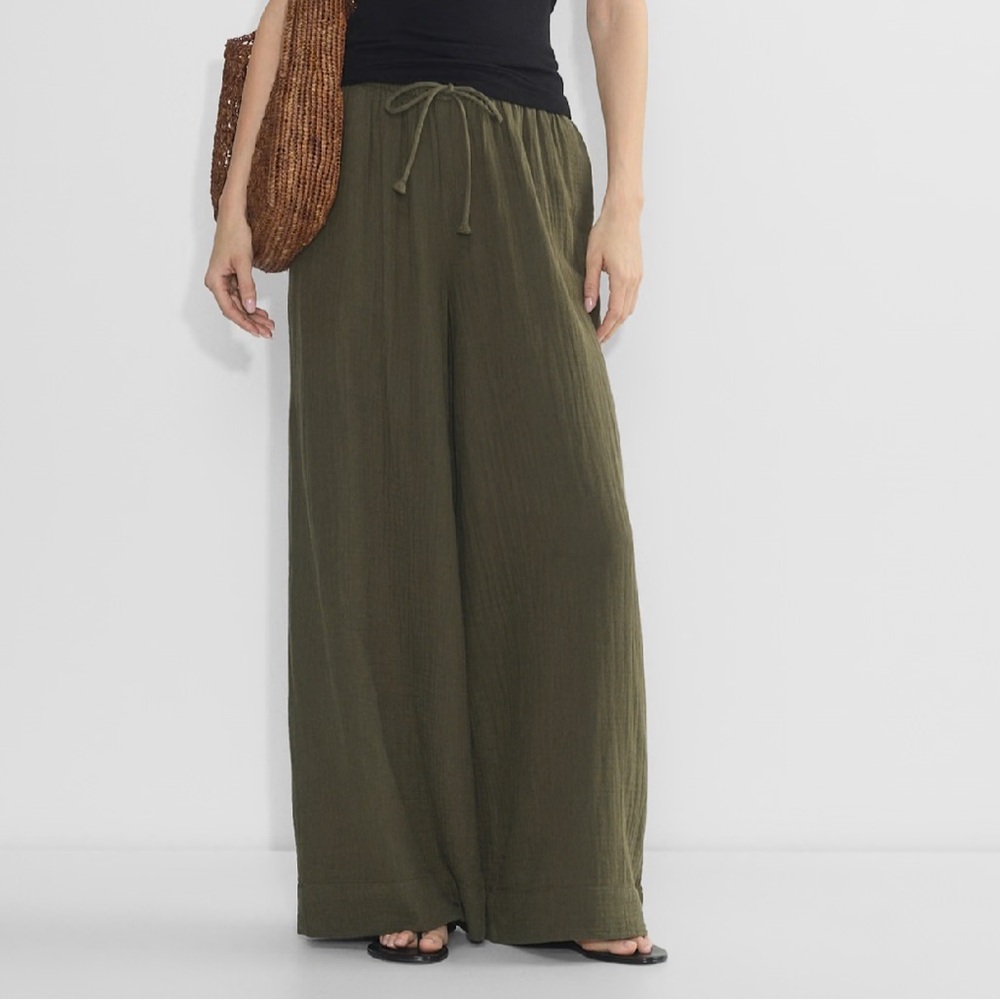ISO: Little Moon Coastal Palazzo Pant XS/S in Green
